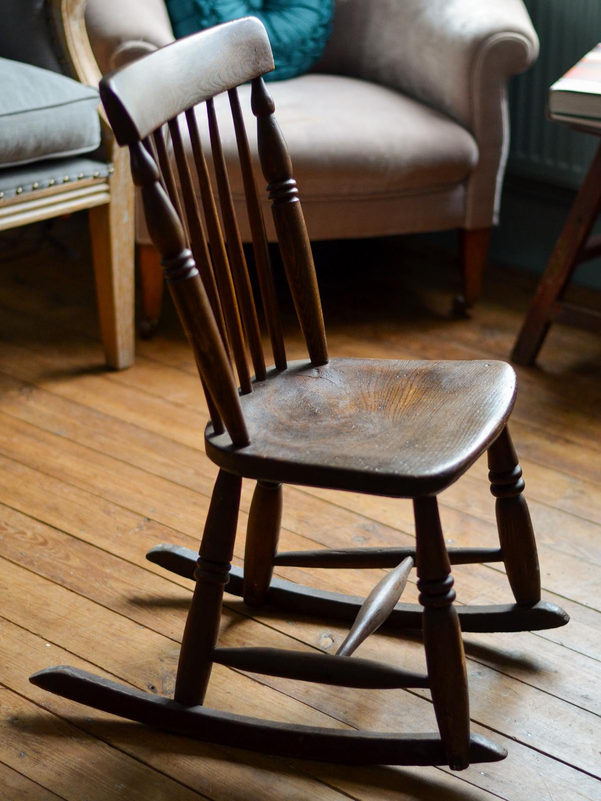 Small Wooden Rocking Chair | deVOL Kitchens